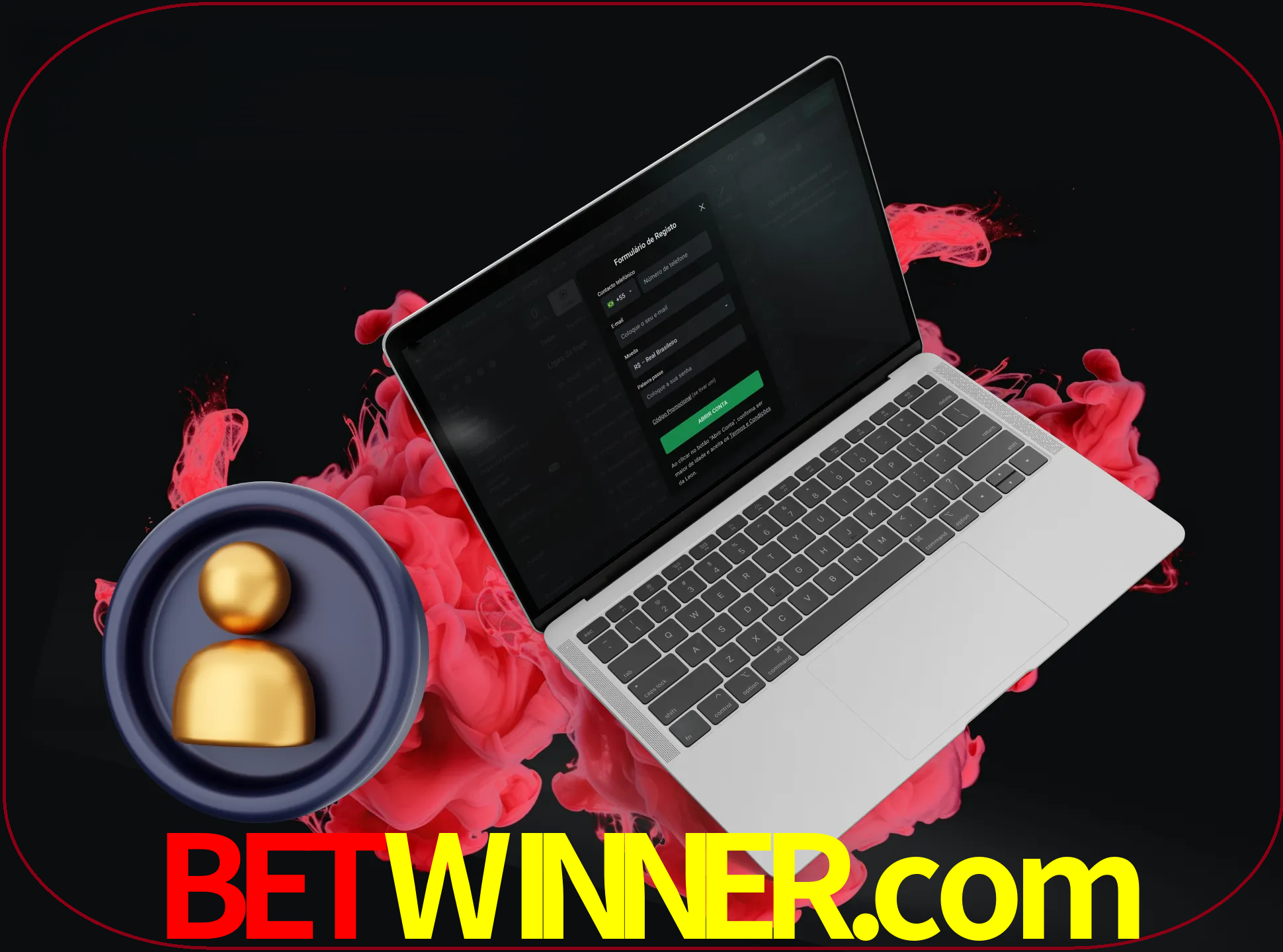 No cabeçalho do site betwinner, clique no botão que o levará a um formulário especial onde terá de introduzir as suas informações actuais.