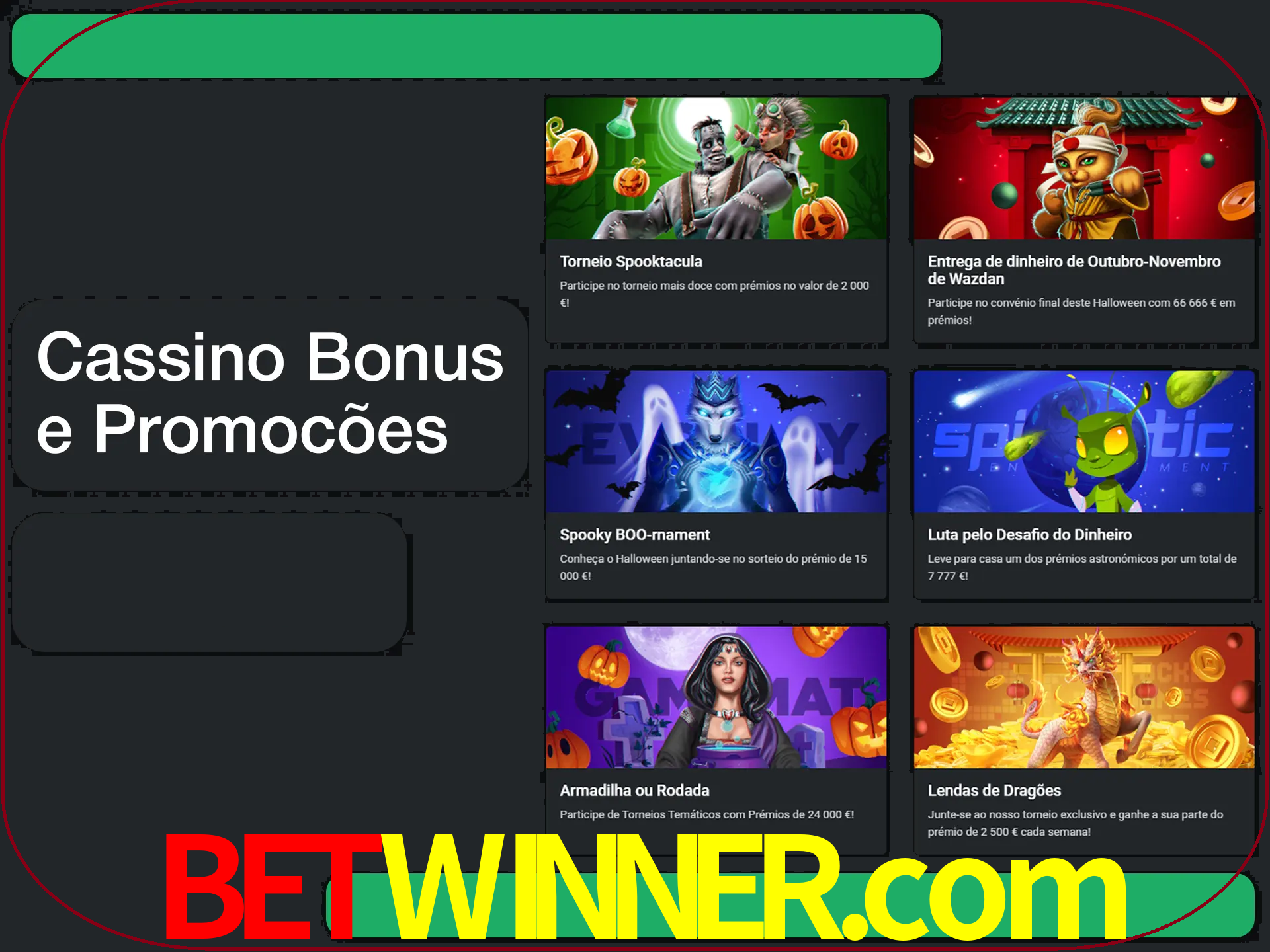 Verifique se há novos bônus de cassino para reivindicar.