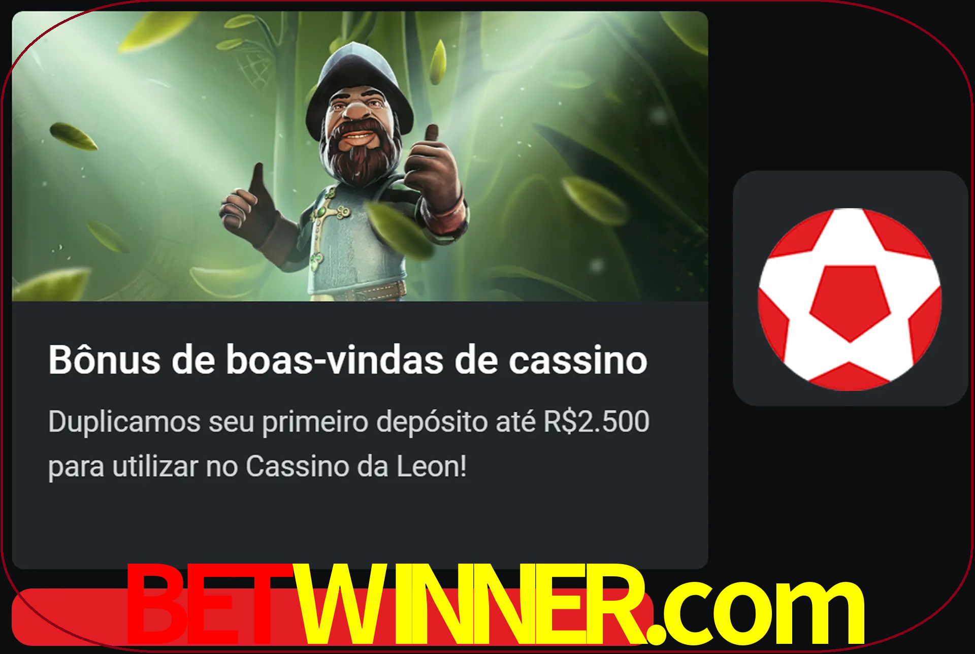 Receba seu dinheiro do bônus de boas-vindas após o primeiro depósito.