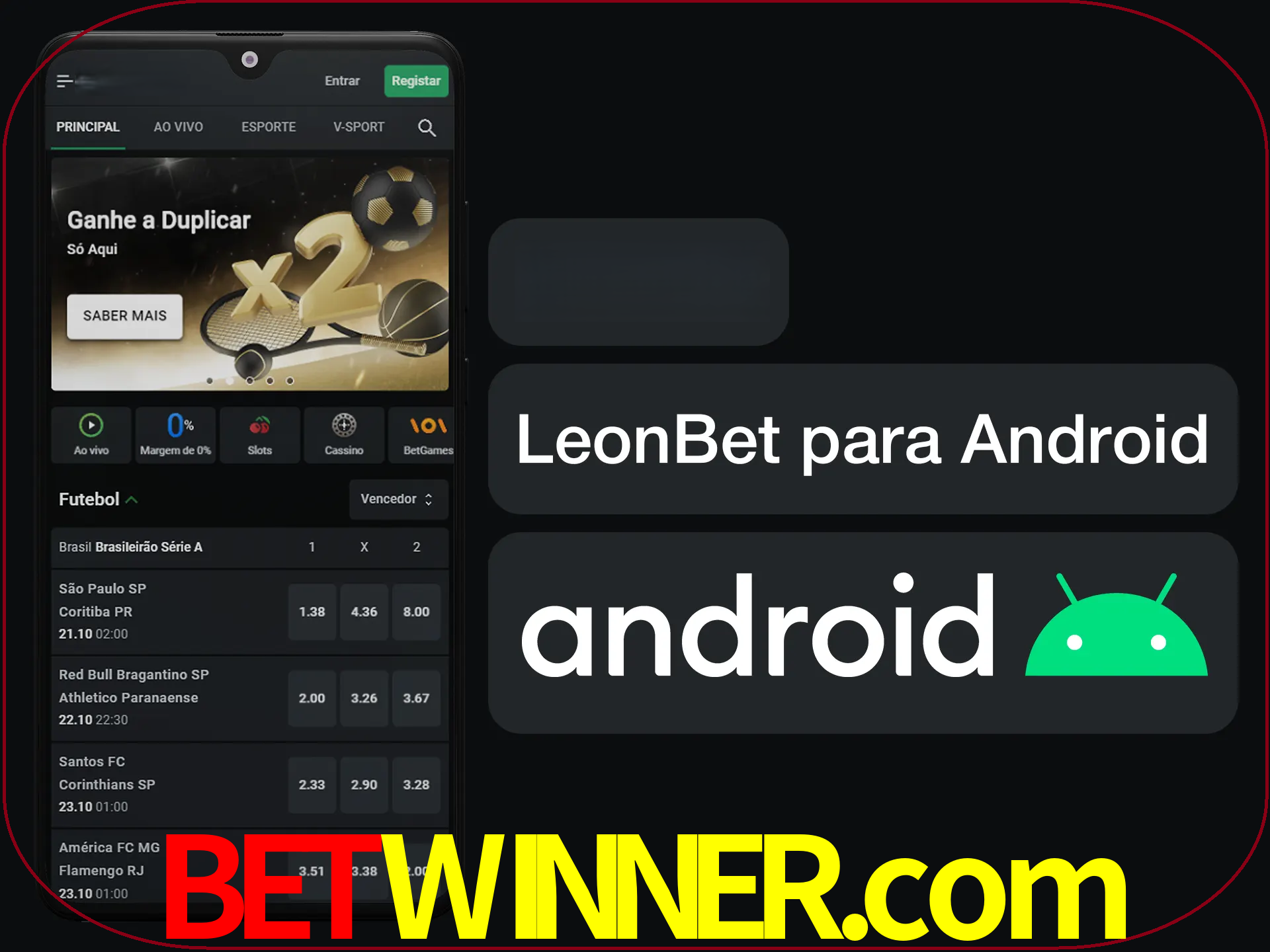 Adquira sua versão poket de LeonBet.