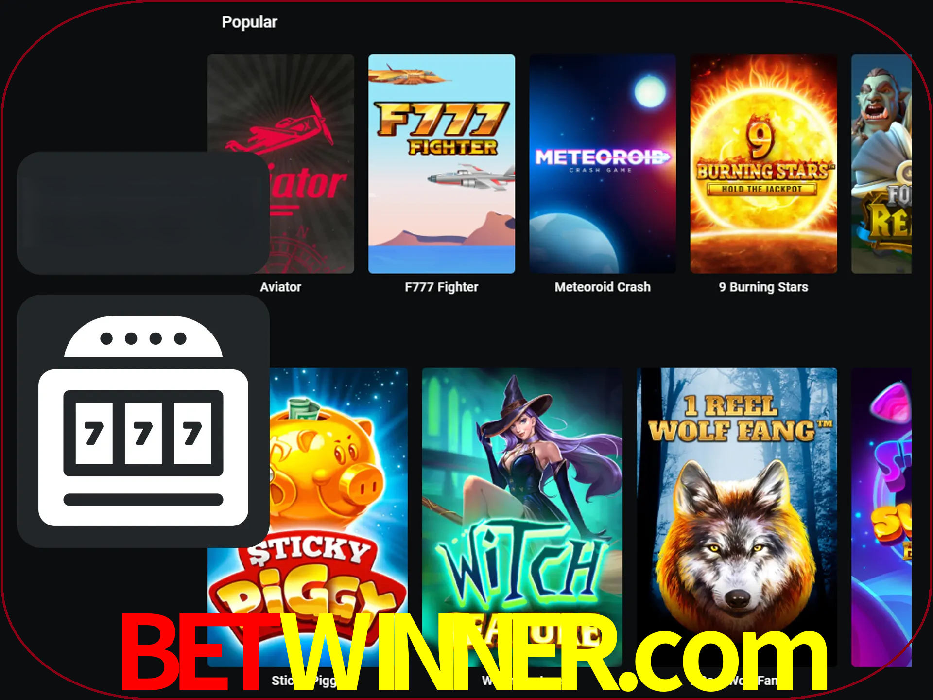 Gire seus slots de dinheiro favoritos.