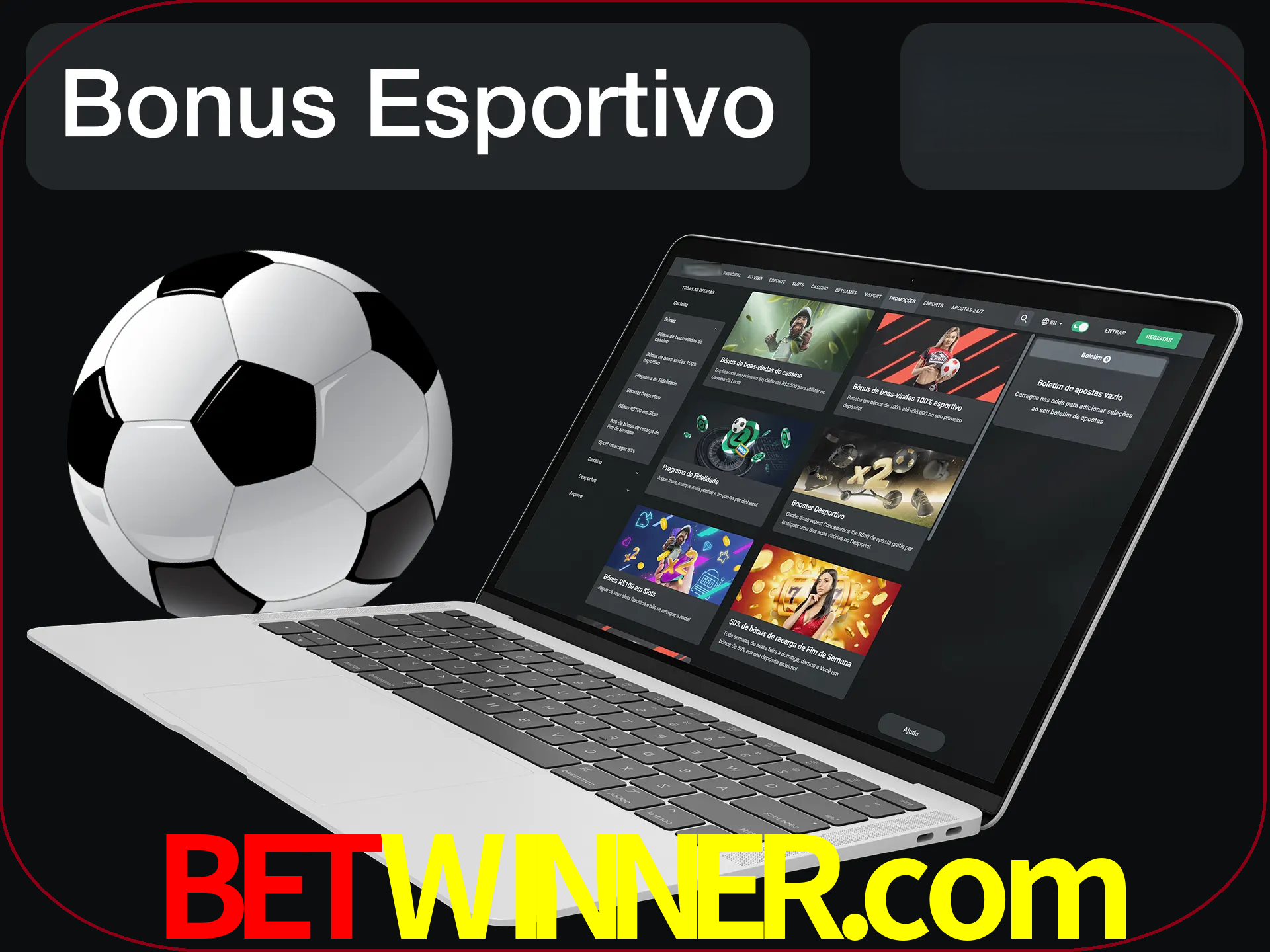 Antes de começar a apostar, use o bônus esportivo.